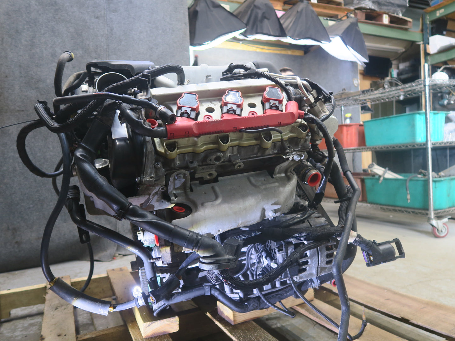 13-15 Audi 4L Q7 3.0L AWD Ctwb VIN G 5th Digit Engine Motor w Turbos 154k Miles