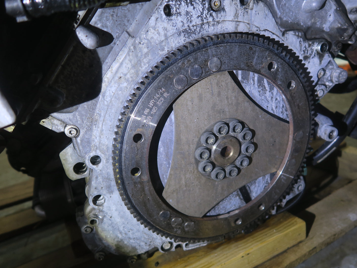 13-15 Audi 4L Q7 3.0L AWD Ctwb VIN G 5th Digit Engine Motor w Turbos 154k Miles