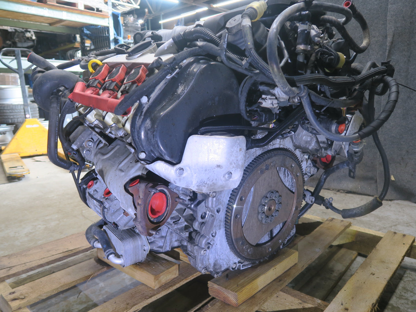 13-15 Audi 4L Q7 3.0L AWD Ctwb VIN G 5th Digit Engine Motor w Turbos 154k Miles