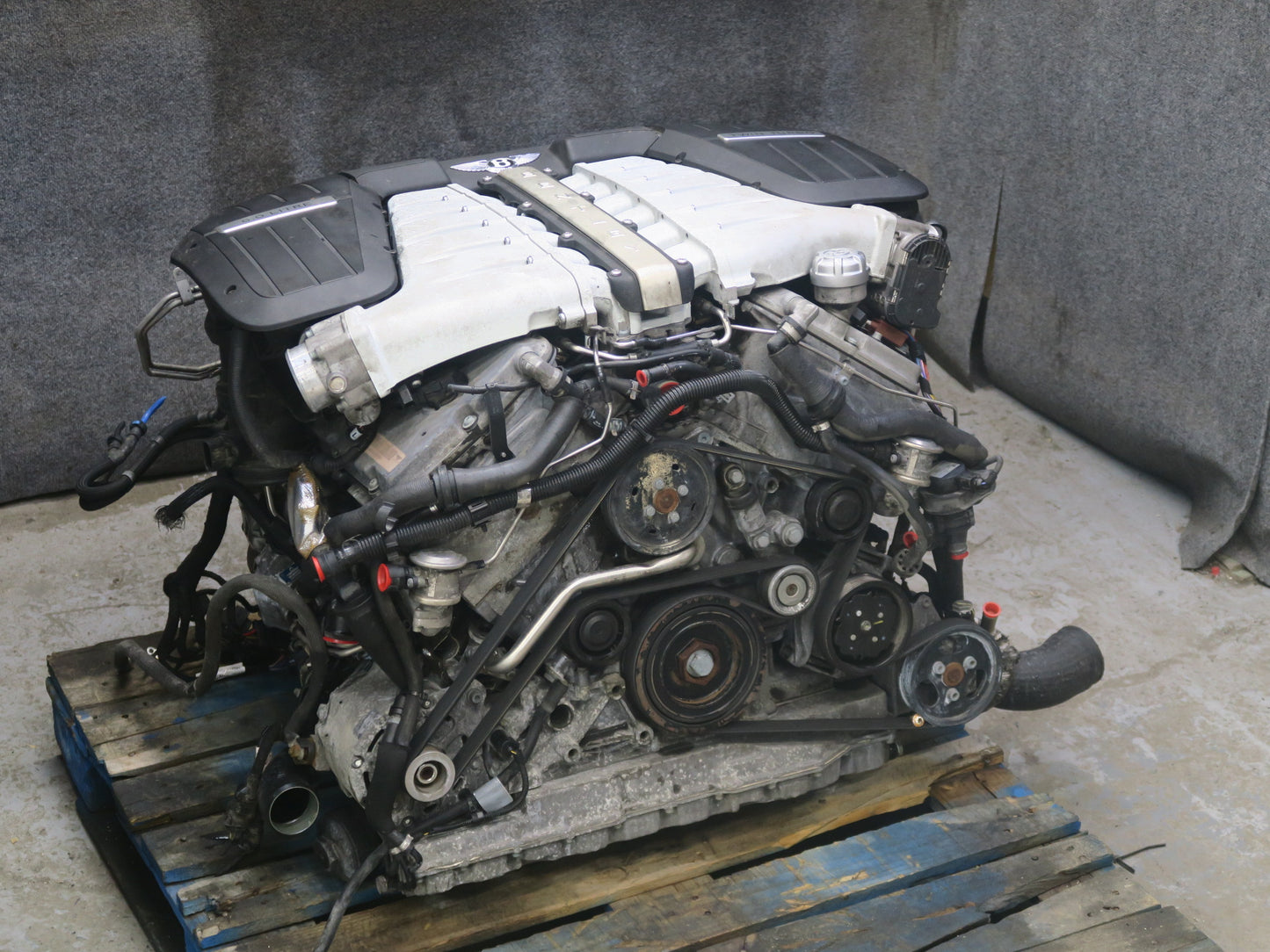 03-10 Bentley Continental AWD 6.0L BEB Complete Engine Motor w Turbos 49k Miles