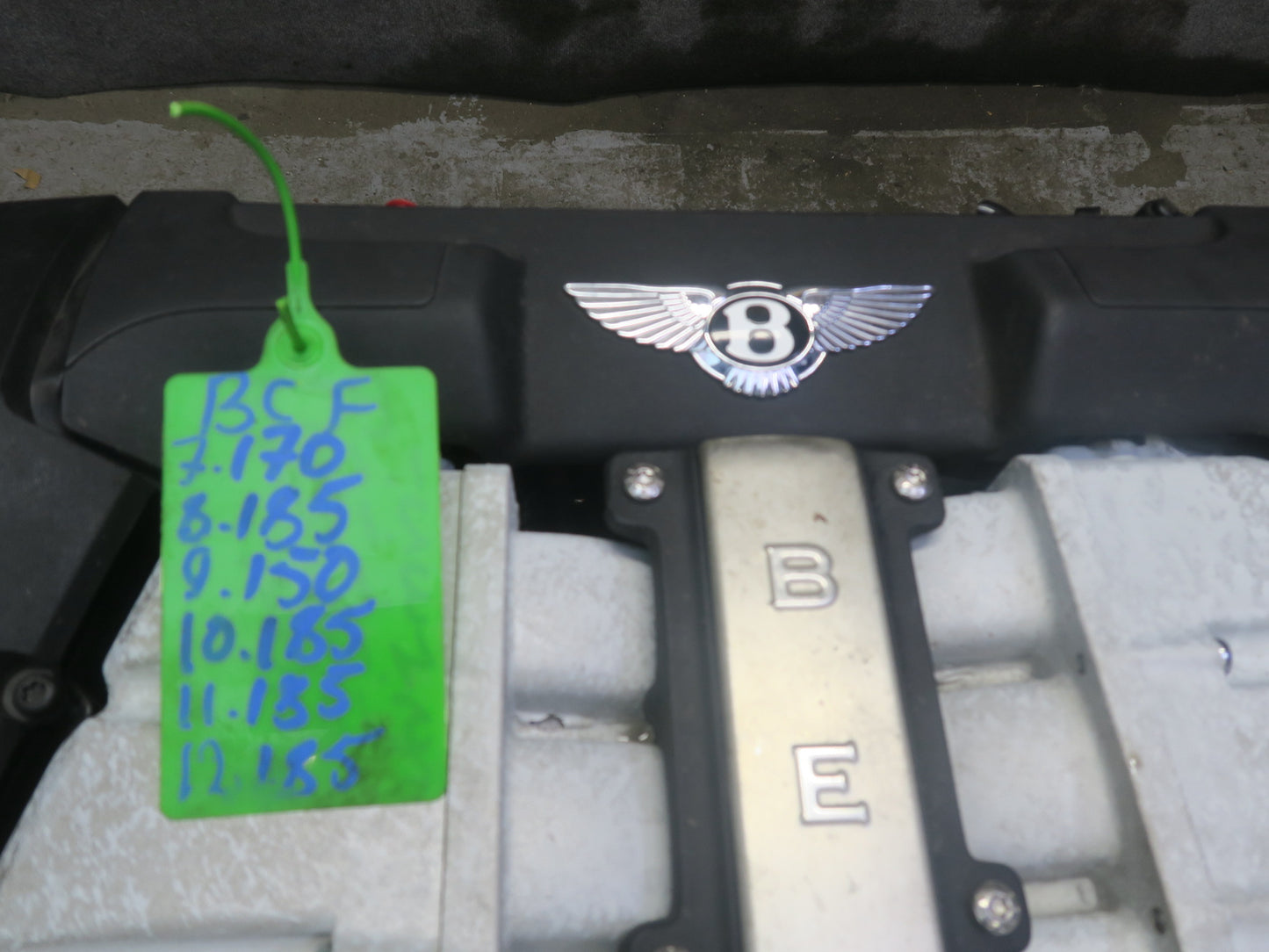 03-10 Bentley Continental AWD 6.0L BEB Complete Engine Motor w Turbos 49k Miles