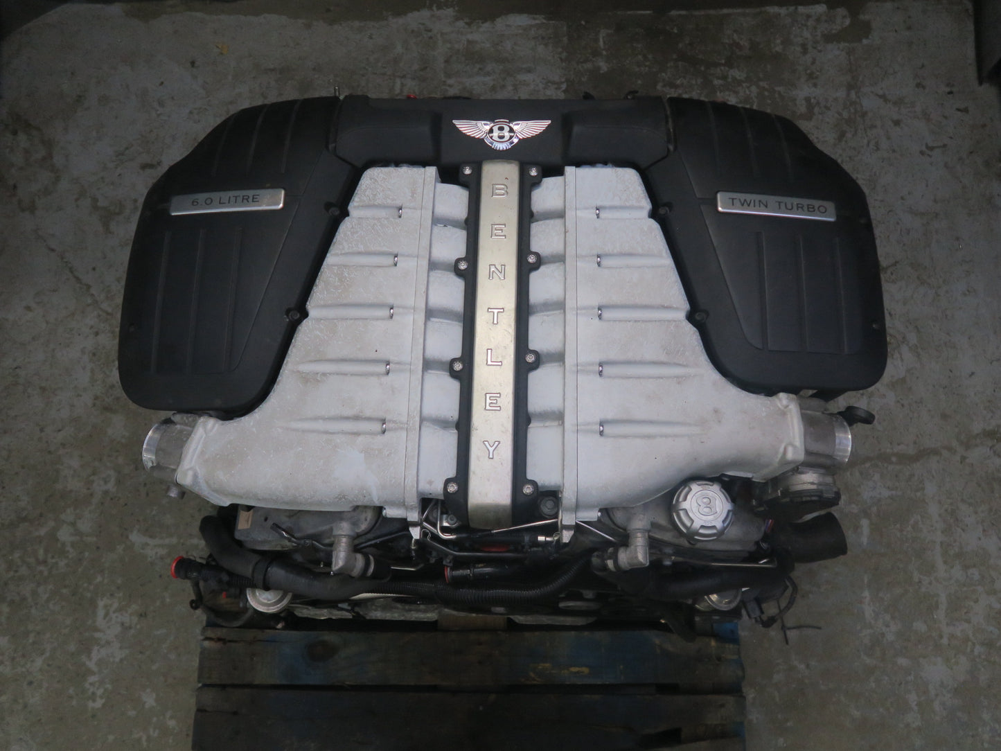 03-10 Bentley Continental AWD 6.0L BEB Complete Engine Motor w Turbos 49k Miles