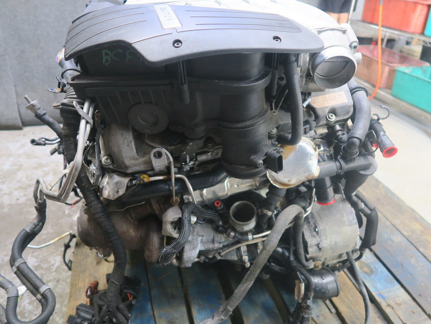 03-10 Bentley Continental AWD 6.0L BEB Complete Engine Motor w Turbos 49k Miles