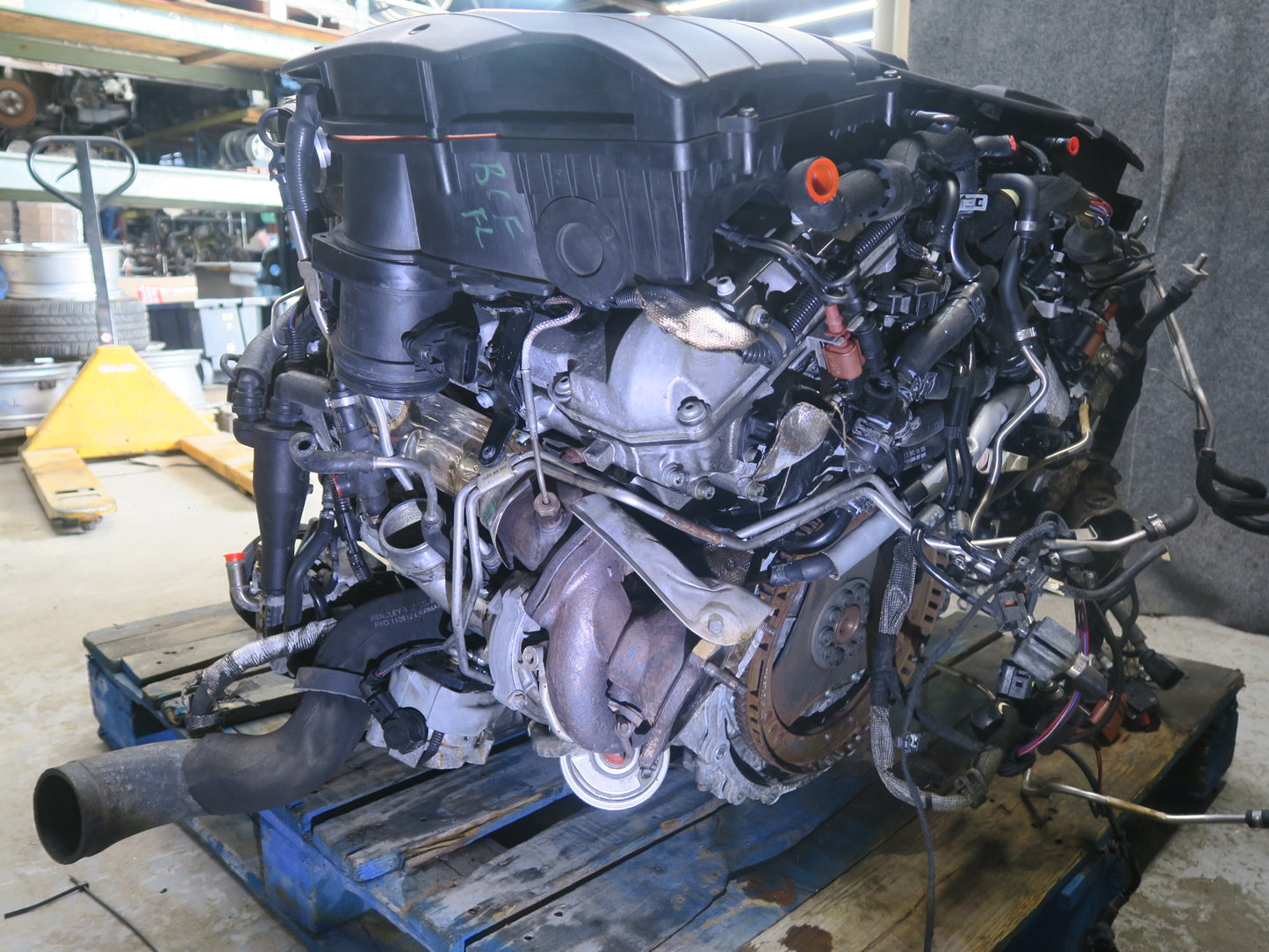 03-10 Bentley Continental AWD 6.0L BEB Complete Engine Motor w Turbos 49k Miles