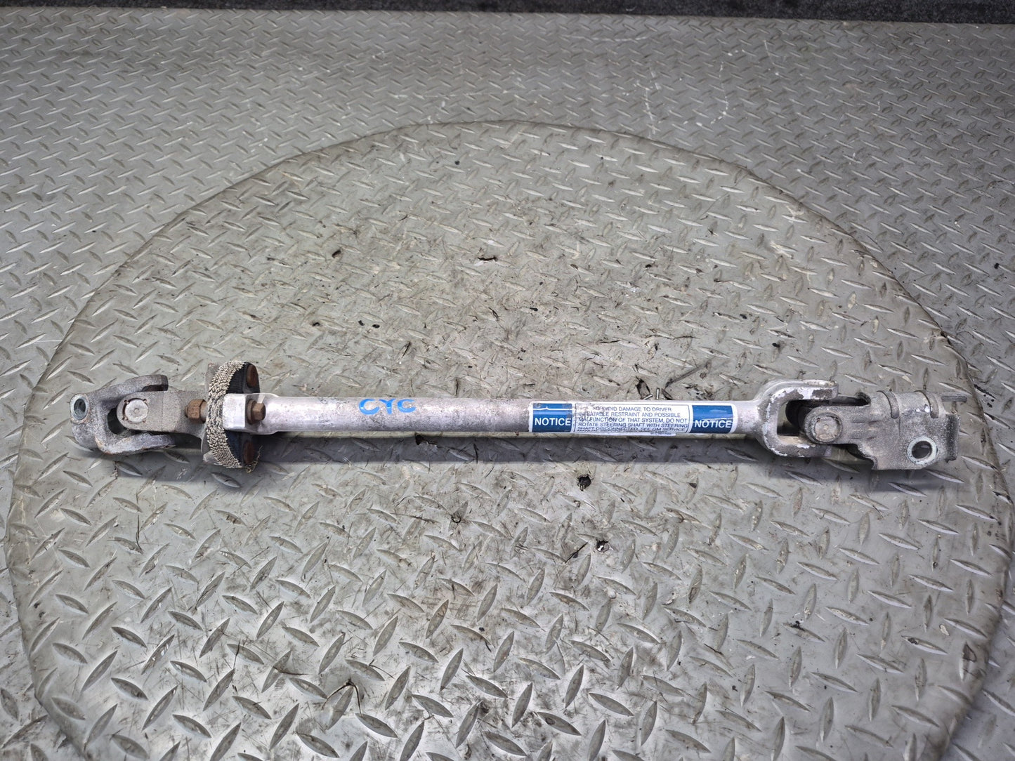 92-96 Chevrolet Corvette C4 Steering Column Coupler Intermediate Shaft OEM