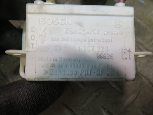 96-02 Mercedes R129 Front Right Xenon Headlight Ballast w Corrector & Wire OEM