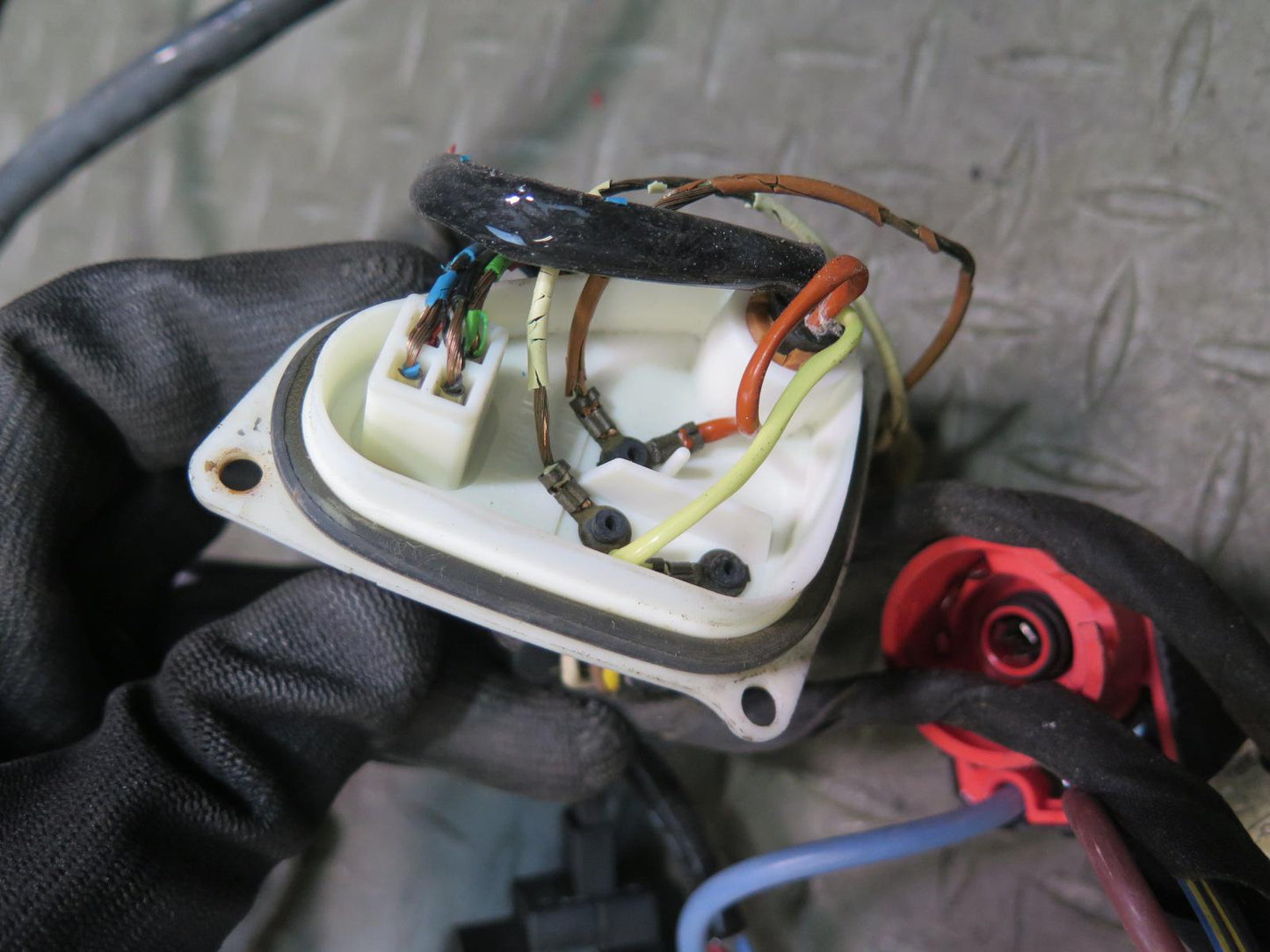96-02 Mercedes R129 Front Right Xenon Headlight Ballast w Corrector & Wire OEM