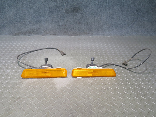 1984-1986 Porsche 928 Front Left & Right Side Marker Light Lamp Set of 2