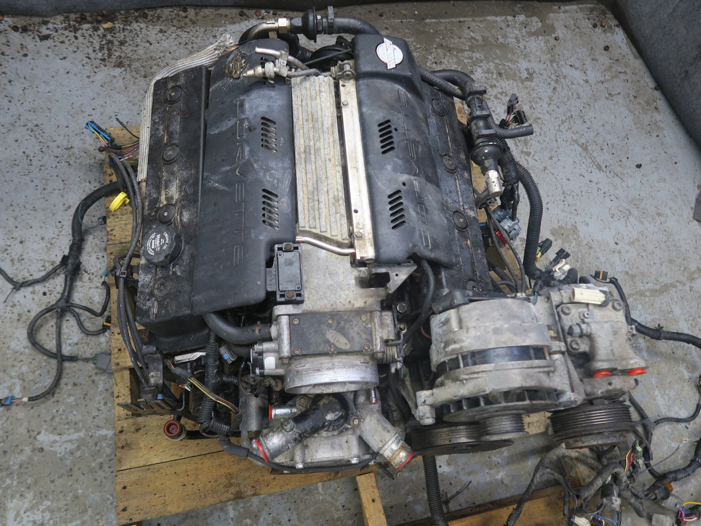 1996 Chevrolet Corvette C4 LT1 5.7L A/T VIN P 8th Complete Engine 134k Miles