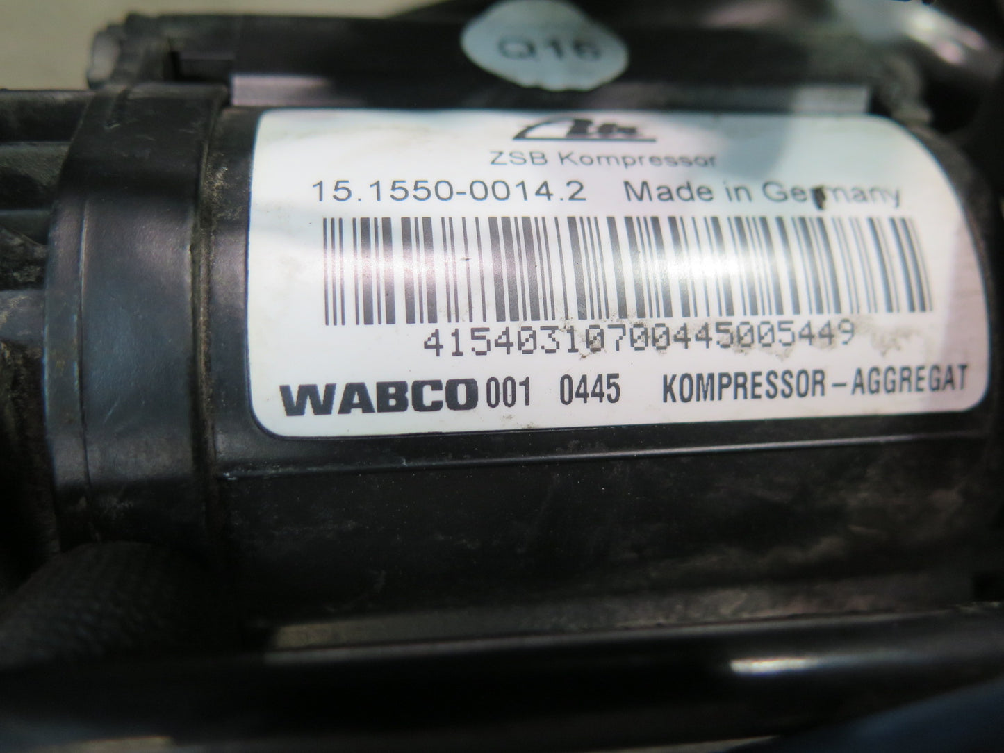 03-10 Bentley Continental GT Air Suspension Compressor Pump 3D0616005K 49K Miles