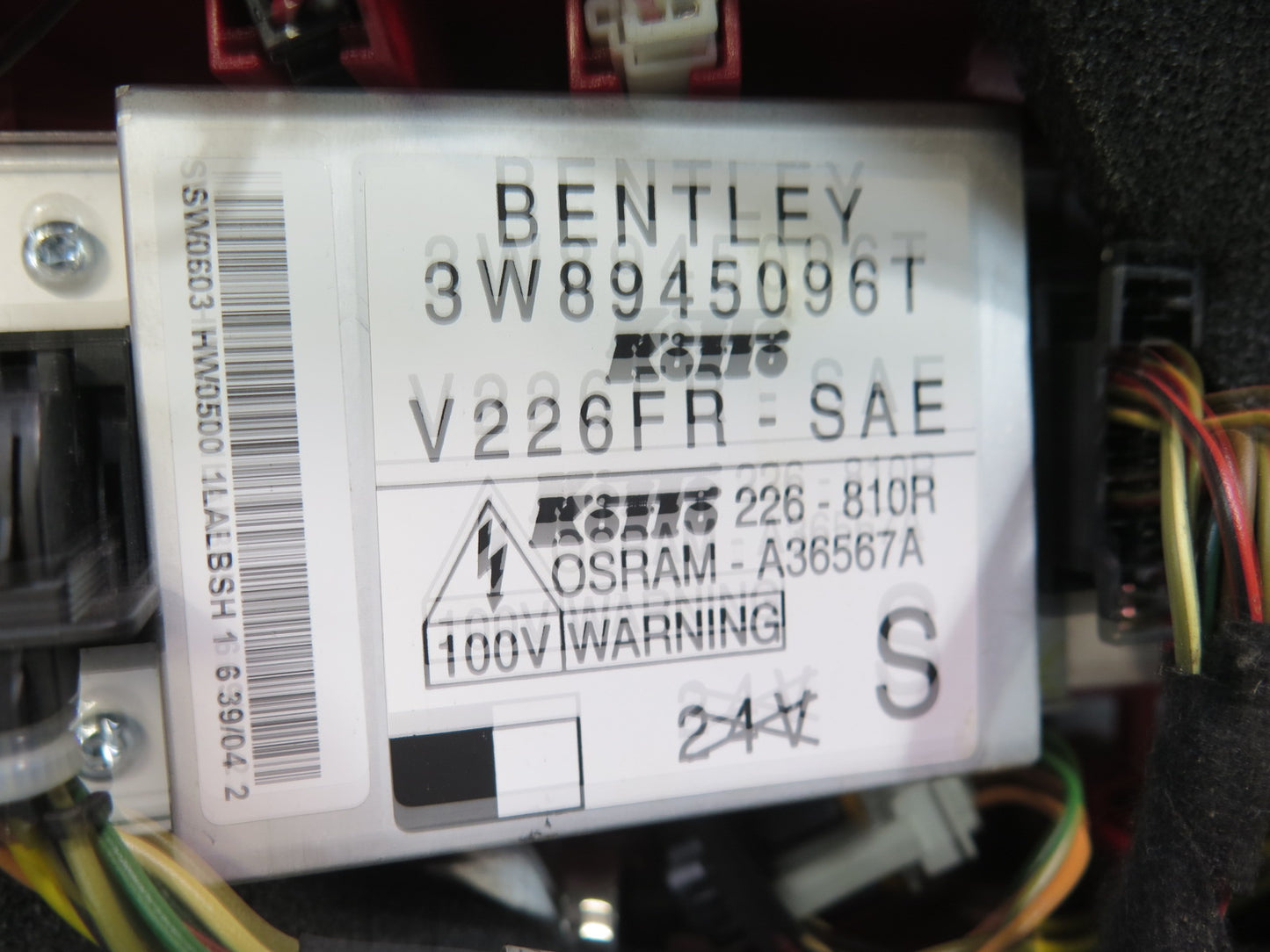 03-09 Bentley Continental GT Rear Left & Right Tail Light Lamp Set of 2