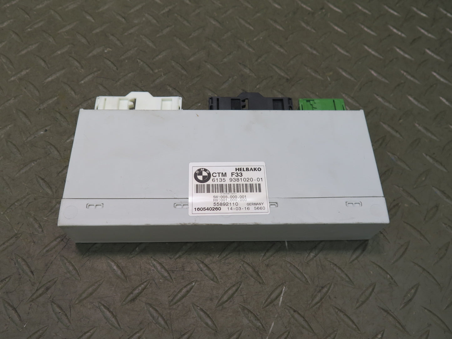 15-20 BMW F33 F83 M4 Convertible TOP Roof Control  Module 9381020