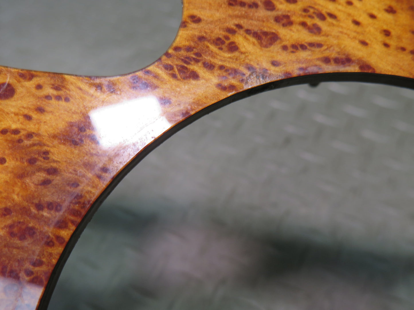 03-10 Bentley Continental GT Coupe Front Center Console Wood Trim Bezel Panel