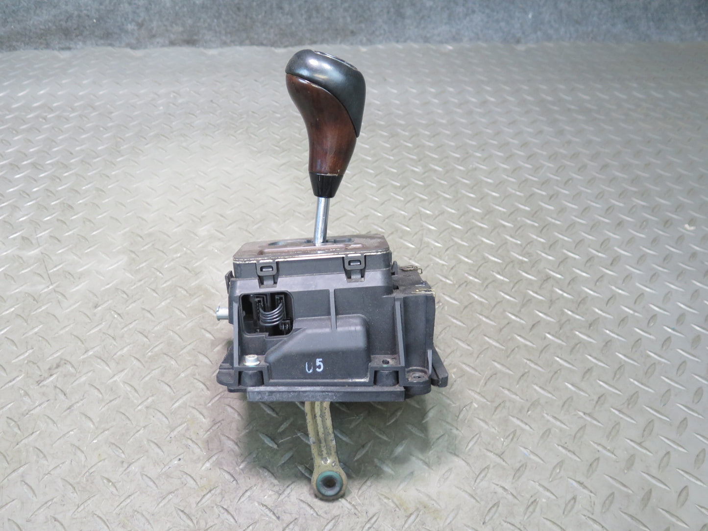 2003 Mercedes W463 G500 AT Auto Transmission Shifter w Wood Trim & Cable Damaged
