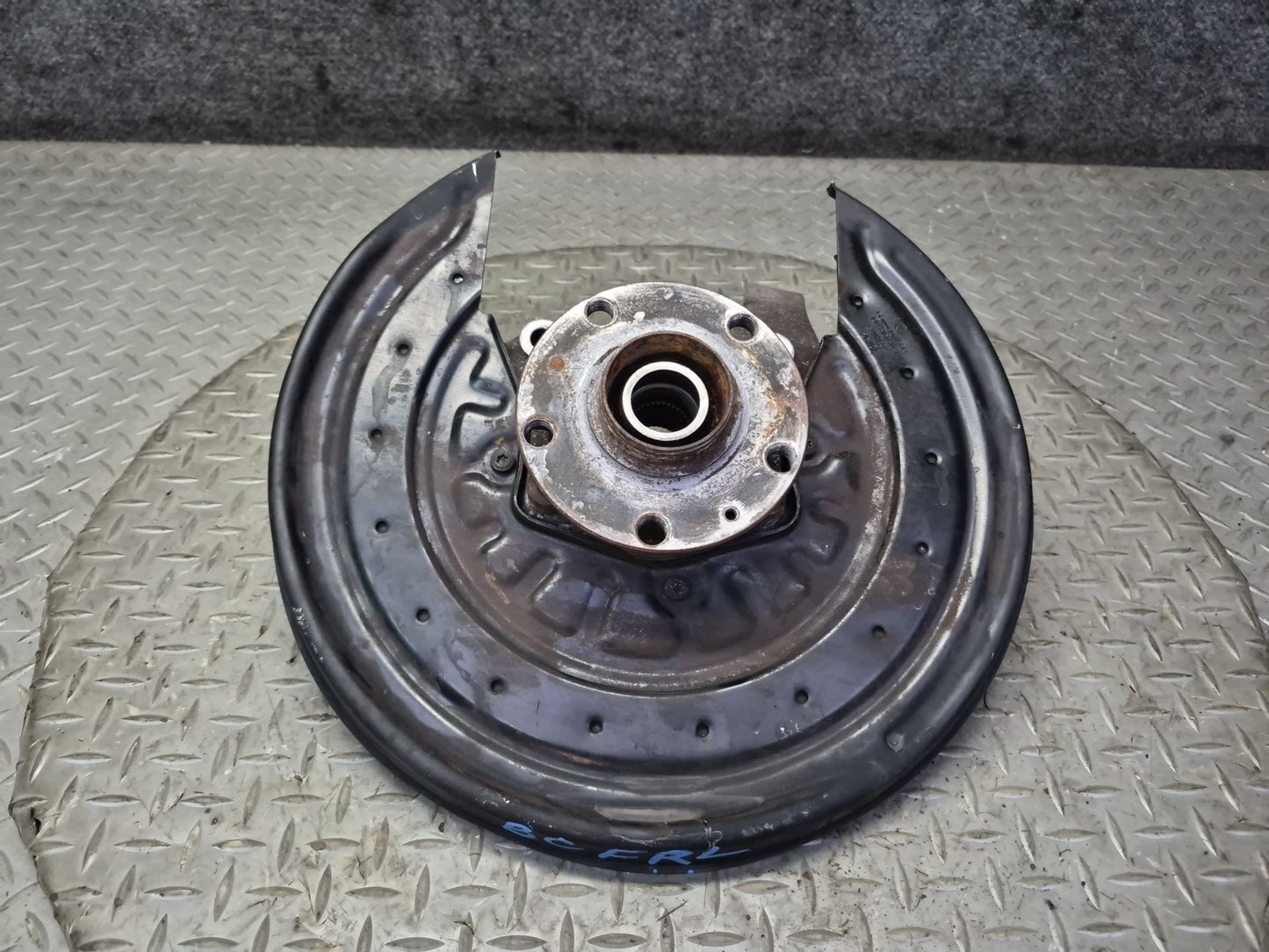 03-10 Bentley Continental GT Rear Left Spindle Knuckle Wheel Hub Bearing