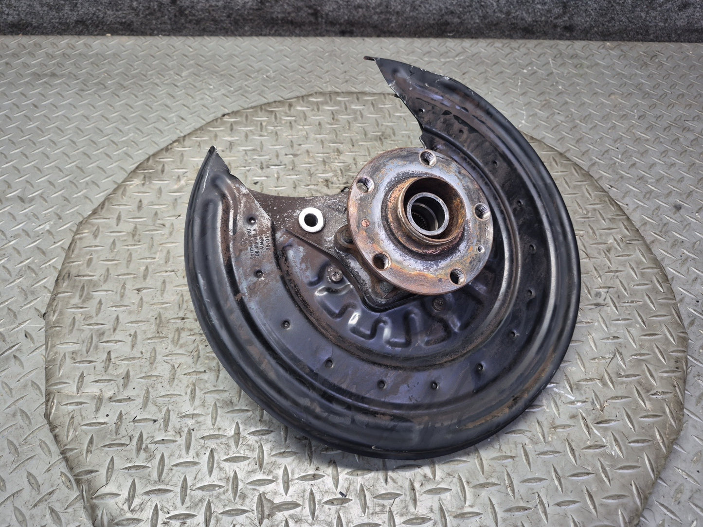 03-10 Bentley Continental GT Rear Right Spindle Knuckle Wheel Hub Bearing