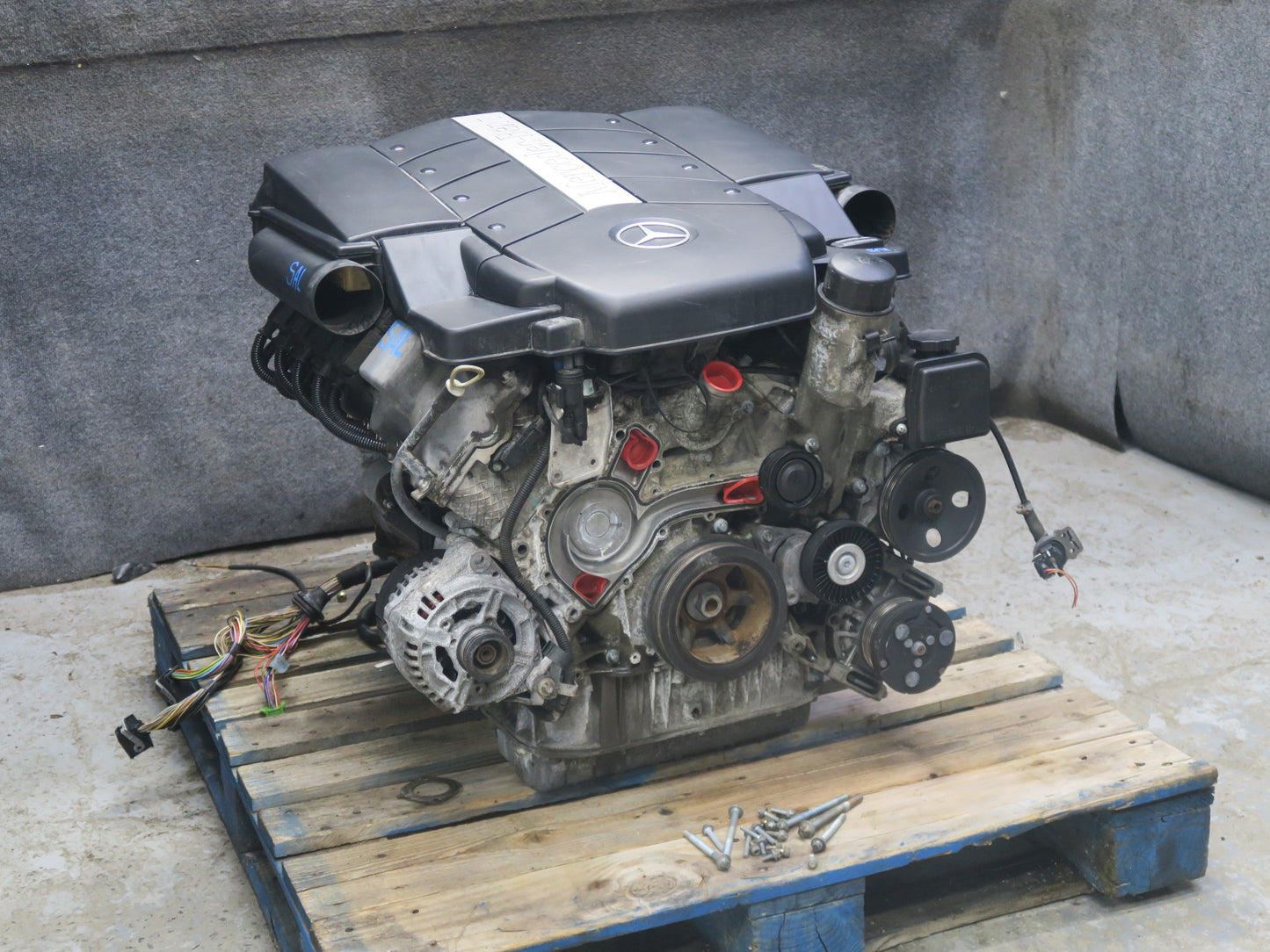 99-02 Mercedes R129 SL500 5.0L M113 113.961 Complete Engine Motor 134k Miles OEM