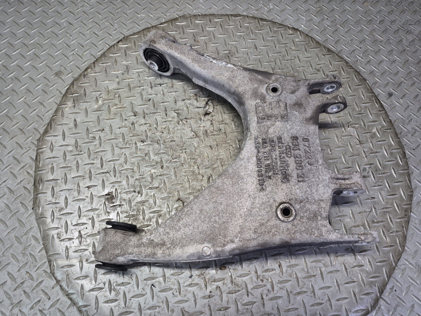 03-10 Bentley Continental GT Rear Right Suspension Lower Control Arm Set of 3