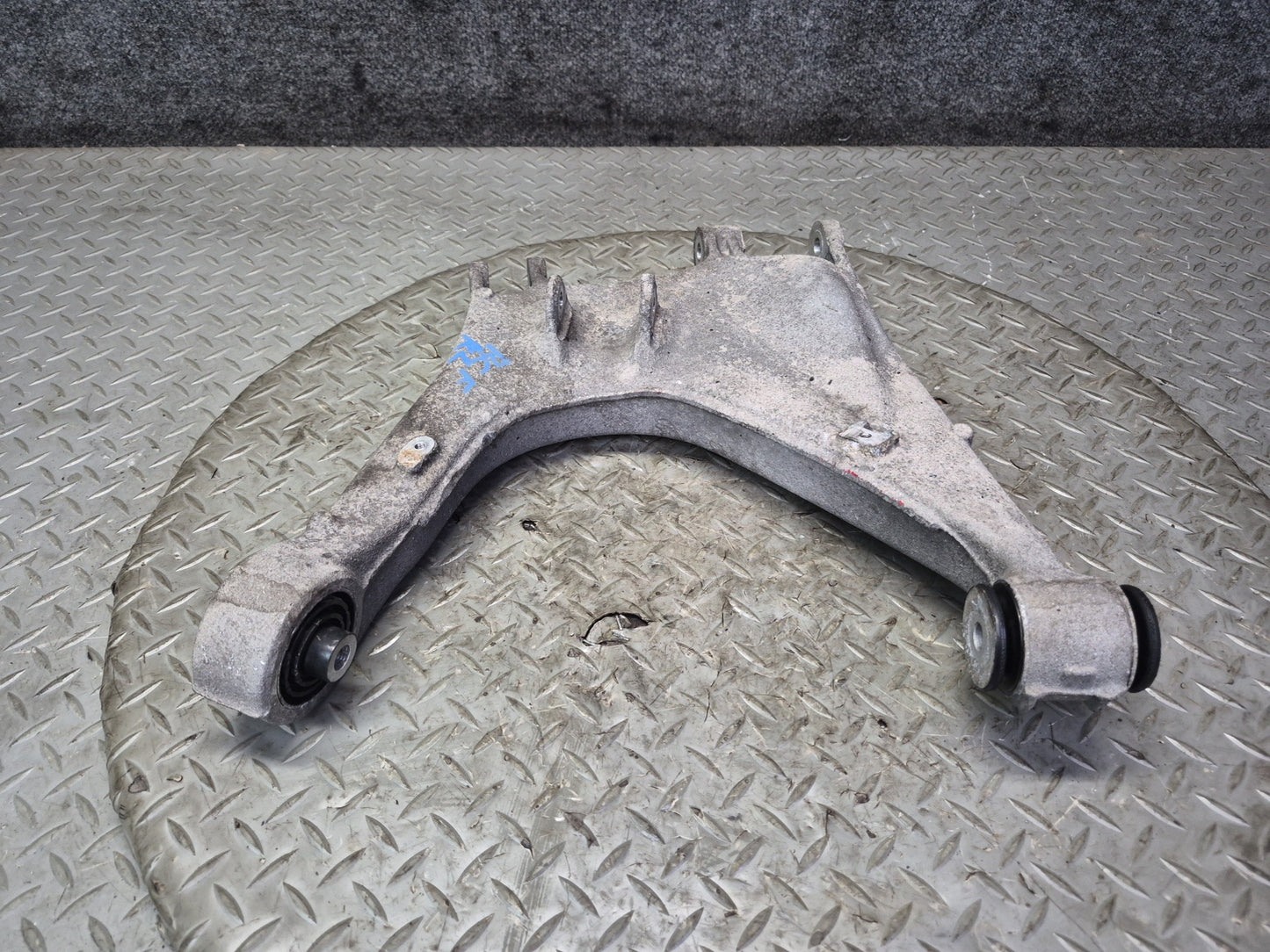 03-10 Bentley Continental GT Rear Left Suspension Lower Control Arm Set of 3