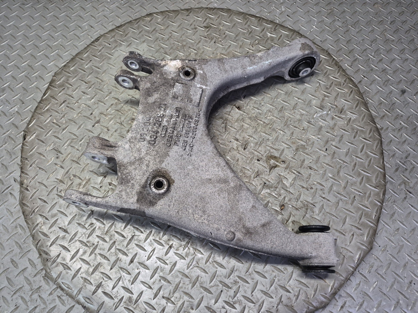 03-10 Bentley Continental GT Rear Left Suspension Lower Control Arm Set of 3
