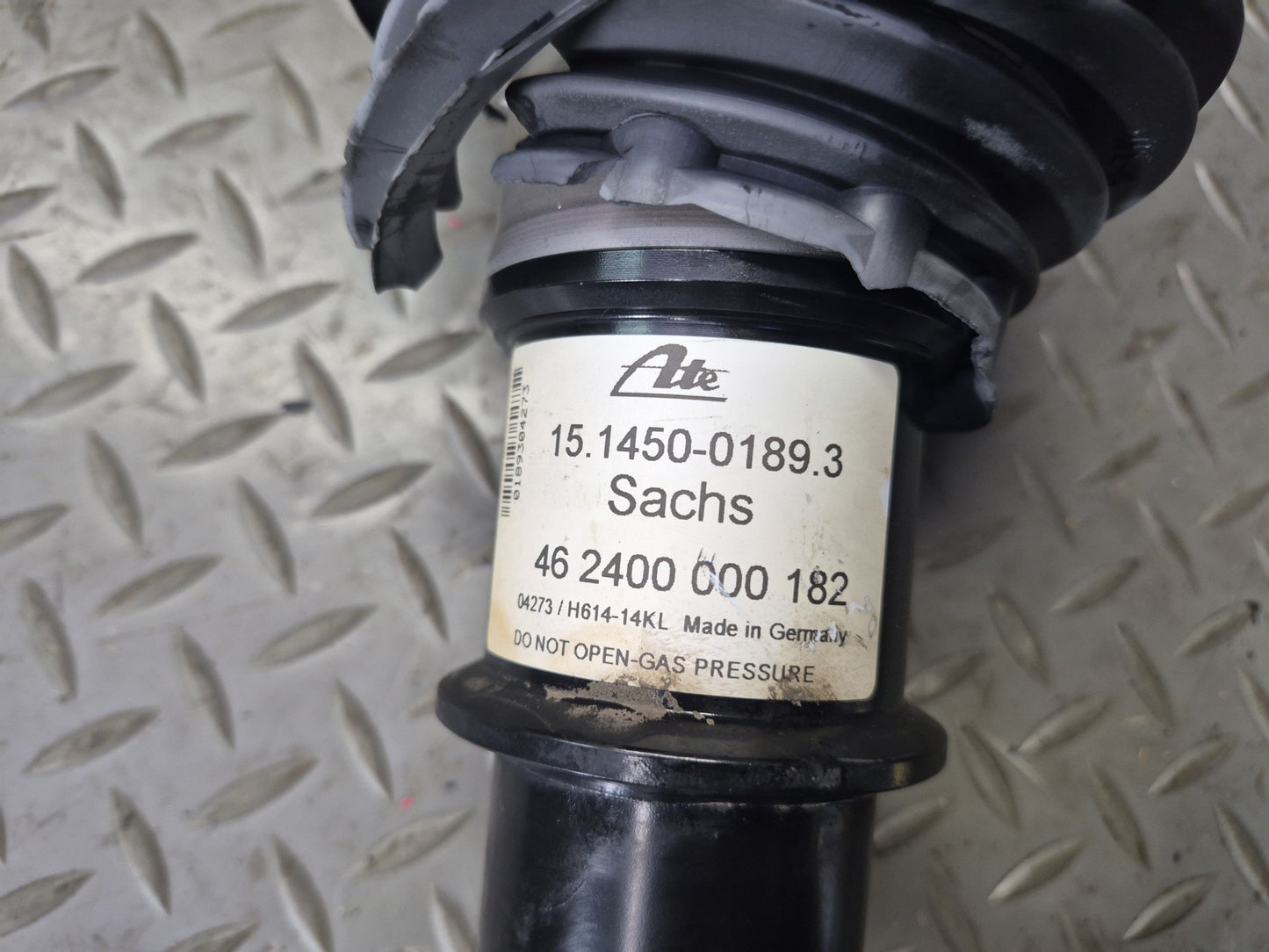03-10 Bentley Continental GT Rear Left Air Spring Shock Strut Absorber
