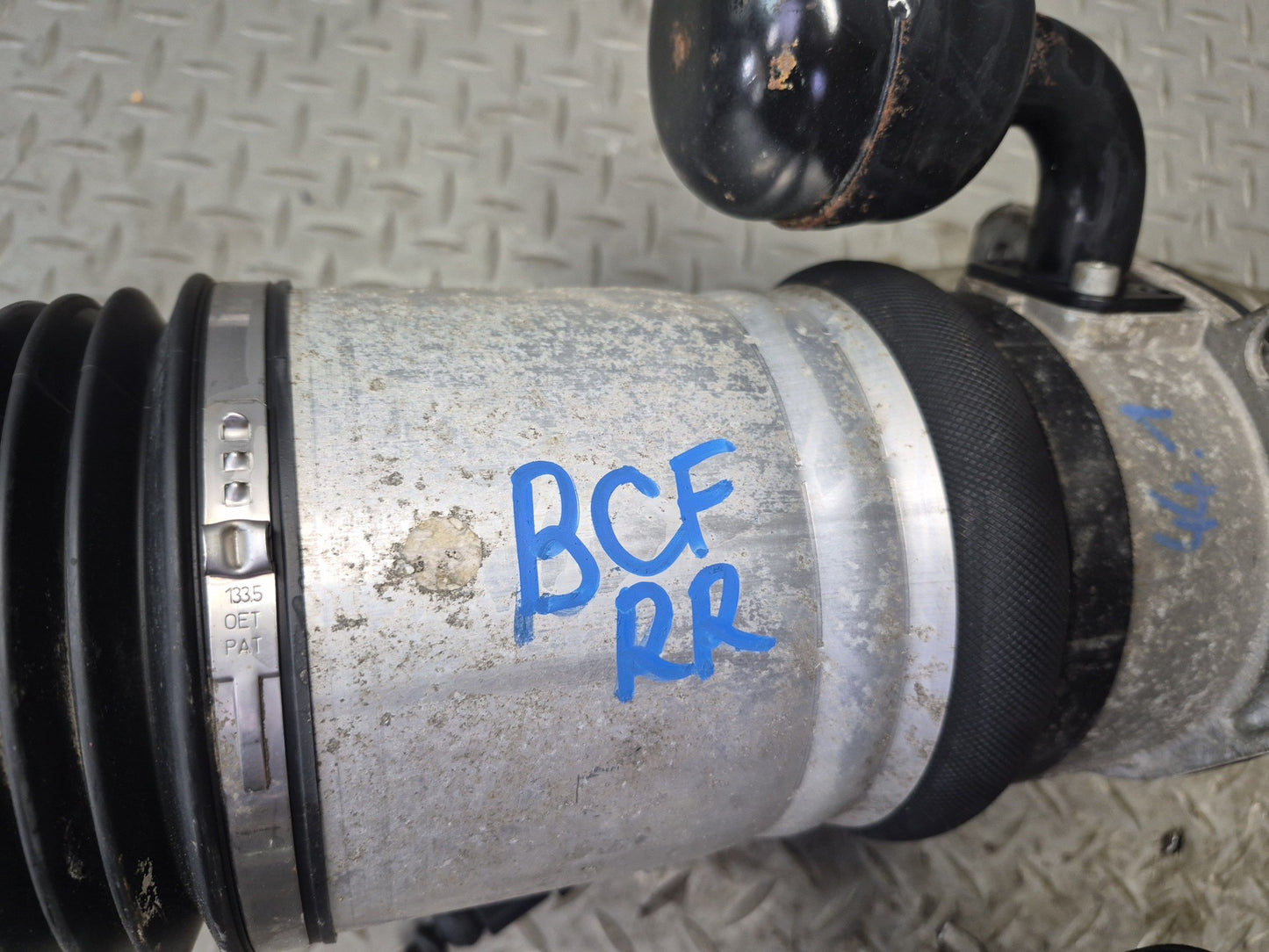 03-10 Bentley Continental GT Rear Right Air Spring Shock Strut Absorber