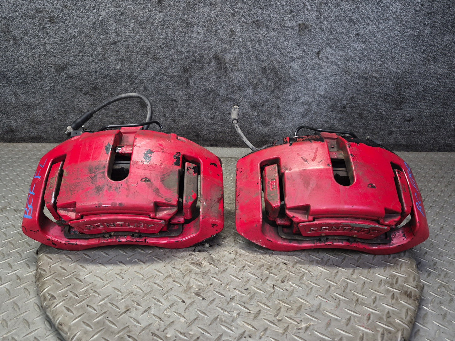 03-10 Bentley Continental GT AWD Front Left & Right Brake Caliper Set of 2 49K