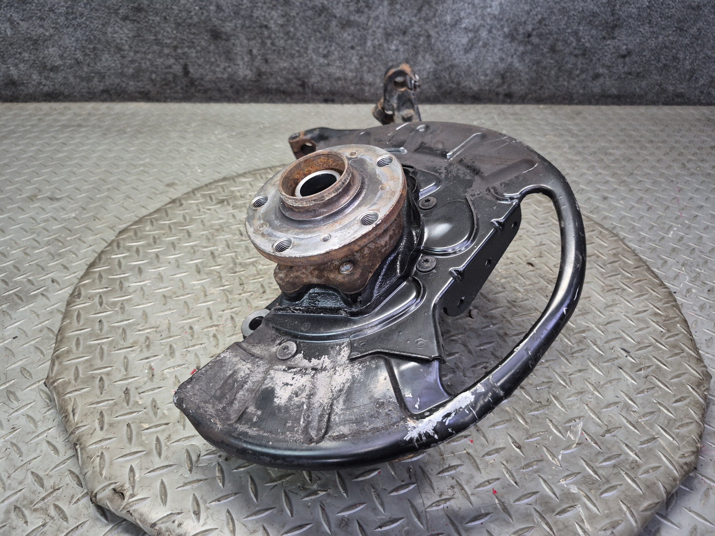 03-10 Bentley Continental GT AWD Front Right Spindle Knuckle Wheel Hub Bearing
