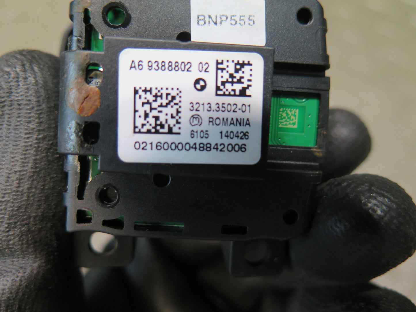 15-20 BMW F33 F83 M4 Convertible TOP Headrest Heater Switch 9388802