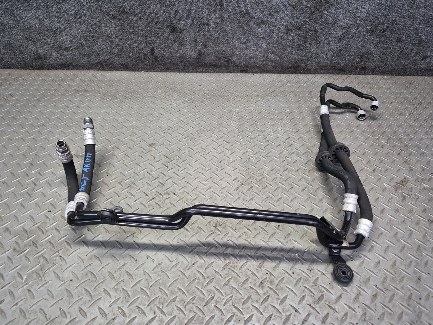 2005 Bentley Continental GT A/T Transmission Oil Cooler Hose Pipe Line Set