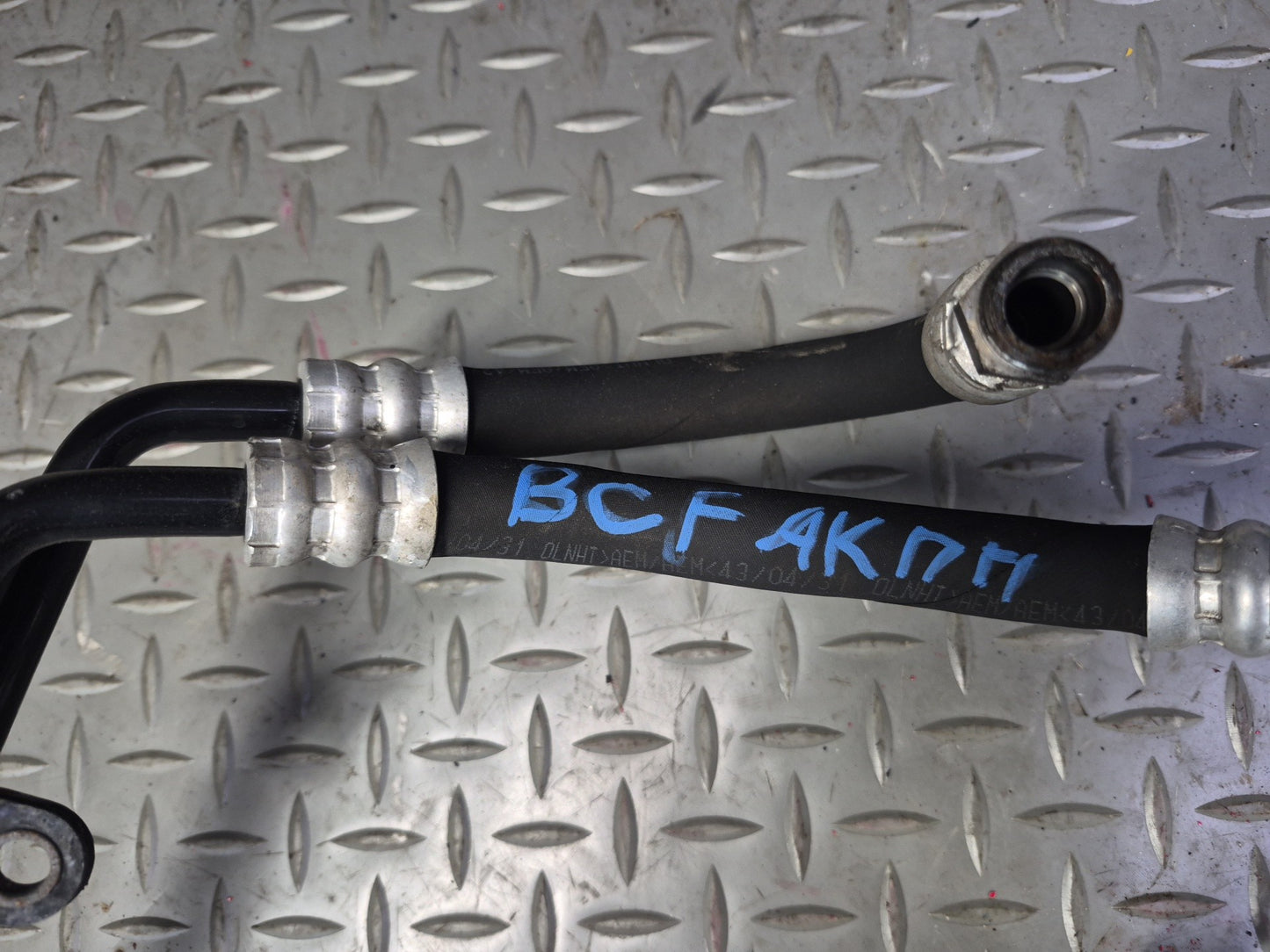 2005 Bentley Continental GT A/T Transmission Oil Cooler Hose Pipe Line Set