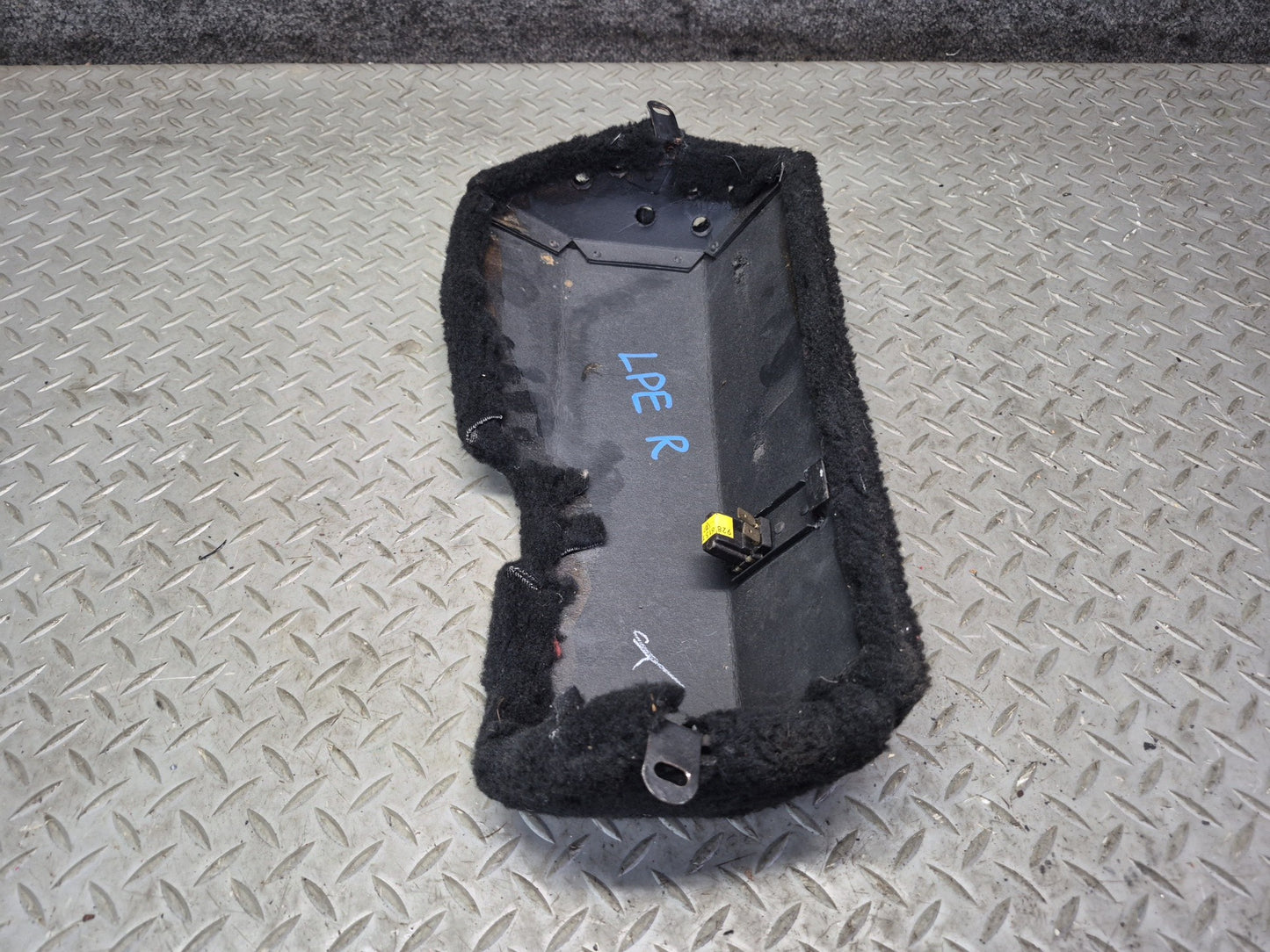 1984-1995 Porsche 928 Left & Right Side Carpet Trim Panel w Hatch Release Switch