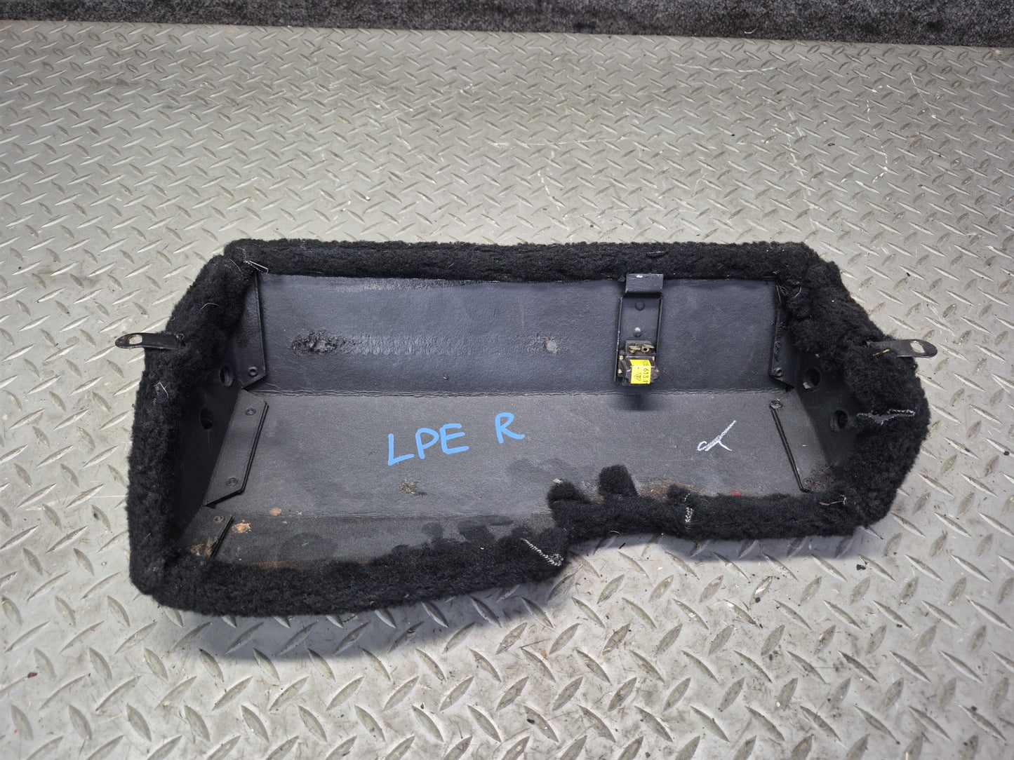 1984-1995 Porsche 928 Left & Right Side Carpet Trim Panel w Hatch Release Switch
