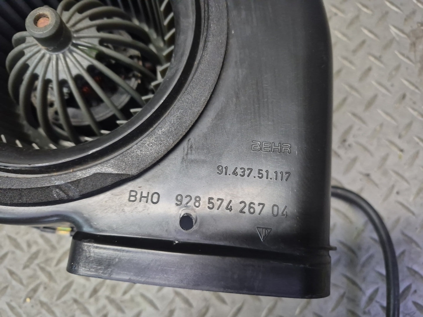 1984-1991 Porsche 928 A/C Heater Blower Motor Fan 92857426704