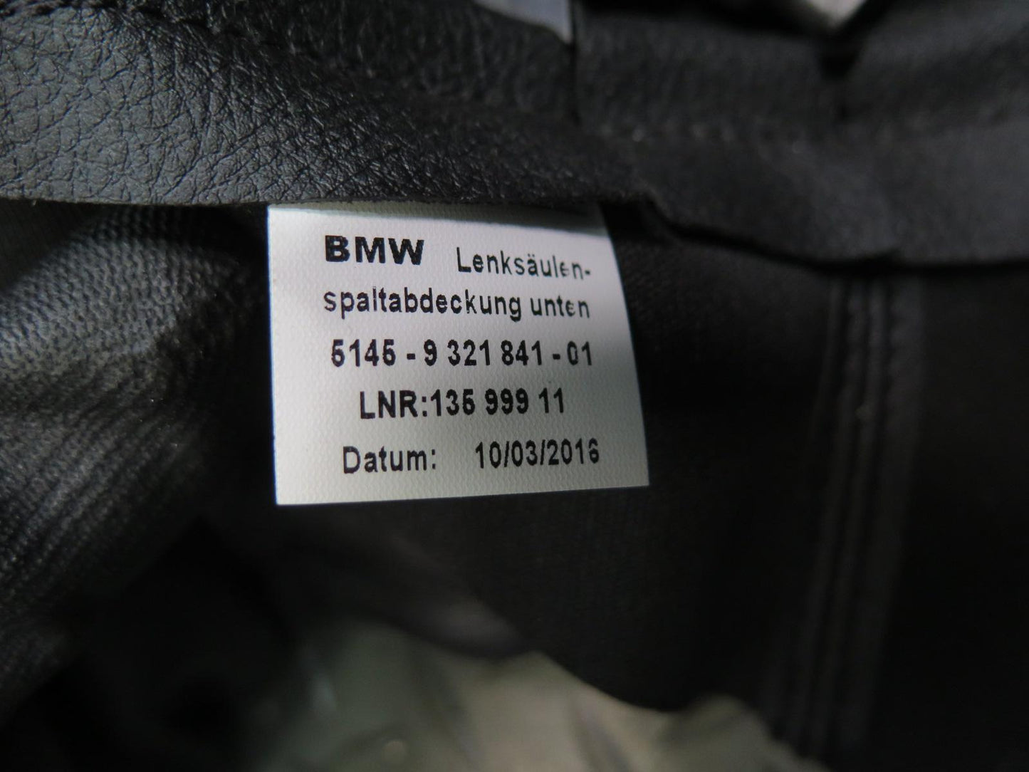 2015-2020 BMW F80 F82 F83 Steering Column Upper & Lower Trim Cover Panel Set
