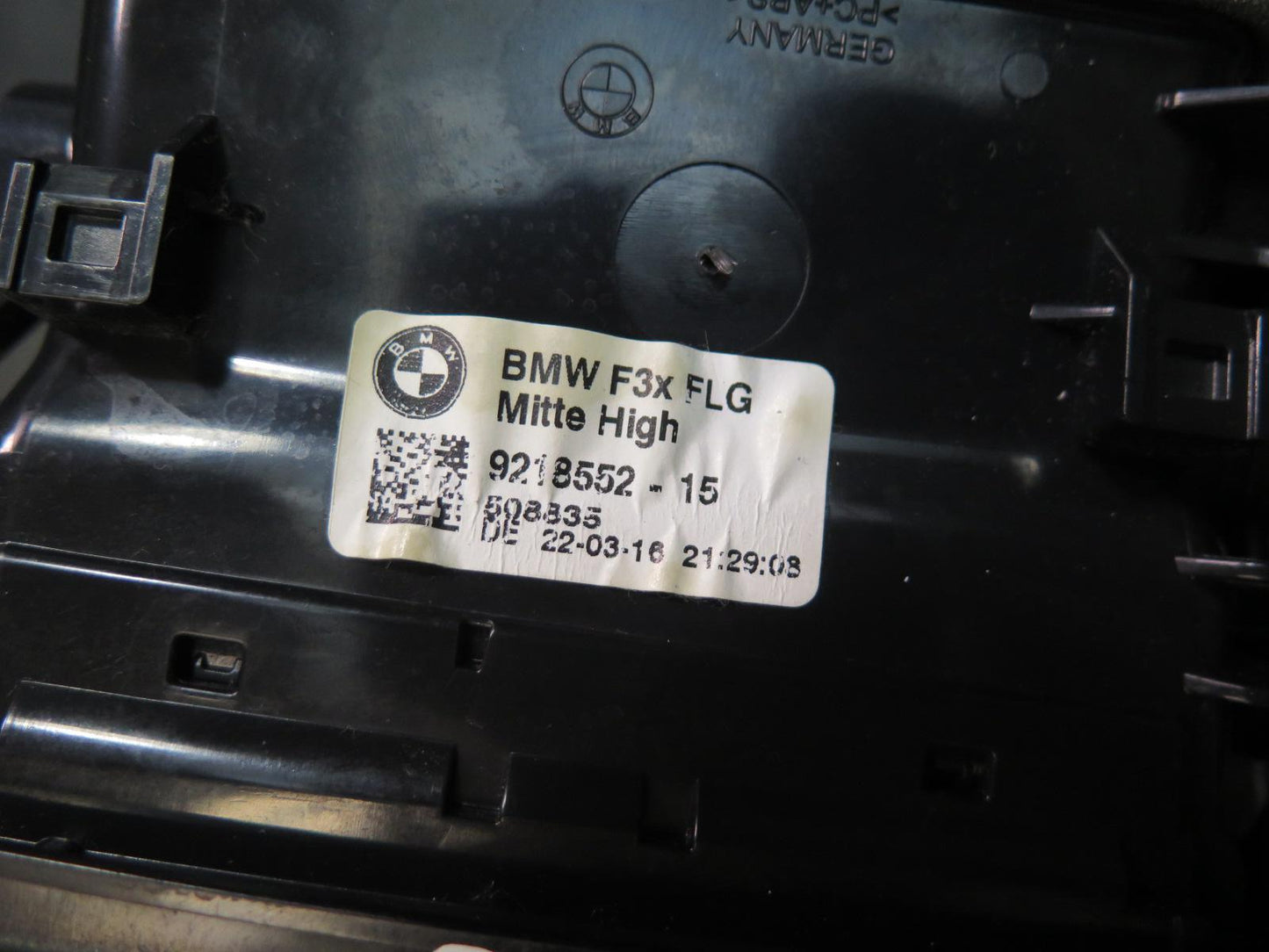 2015-2020 BMW F83 M4 Dash Center A/C Air Vent & Center Console Trim Carbon Set