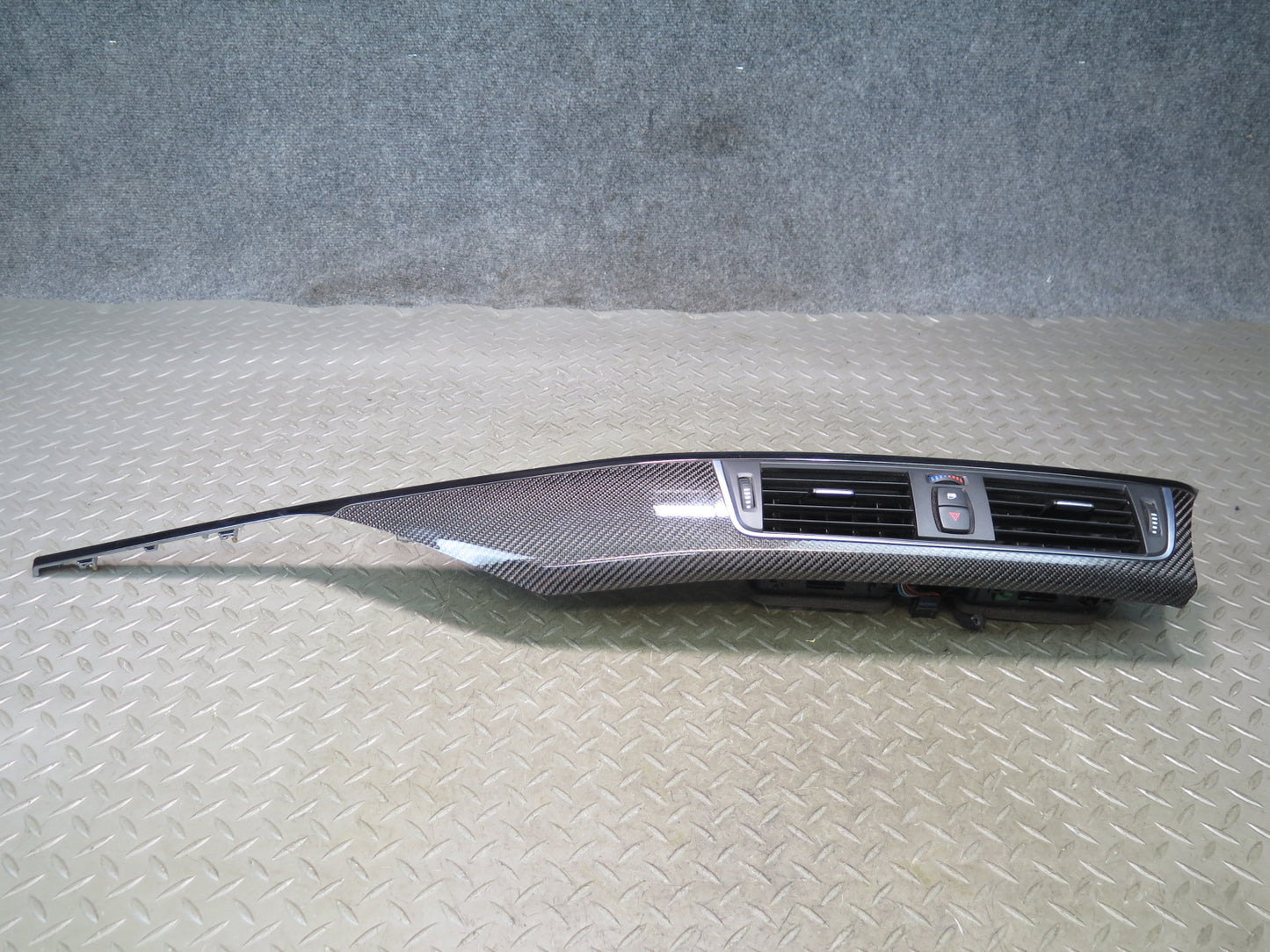 2015-2020 BMW F83 M4 Dash Center A/C Air Vent & Center Console Trim Carbon Set