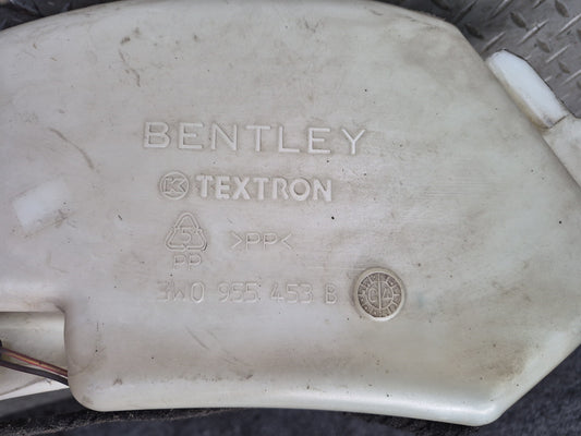 03-10 Bentley Continental GT Windshield Washer Fluid Reservoir Tank w Pump