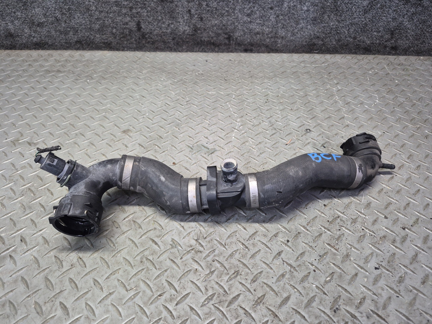 03-10 Bentley Continental GT Engine Coolant Radiator Hose Pipe Line Set of 4