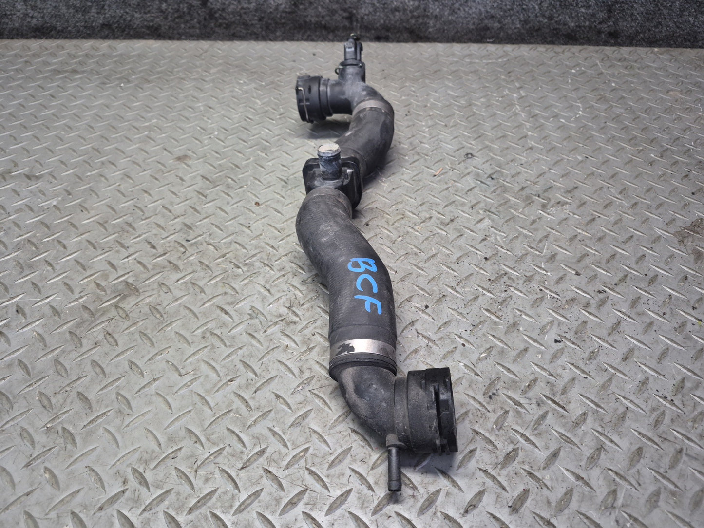 03-10 Bentley Continental GT Engine Coolant Radiator Hose Pipe Line Set of 4