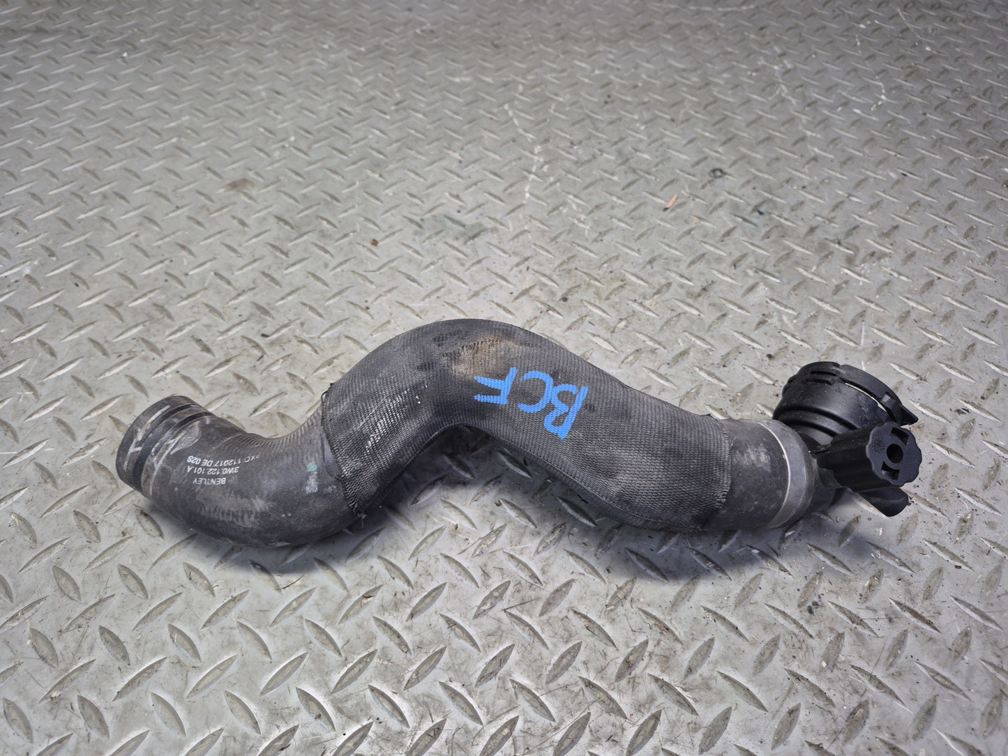 03-10 Bentley Continental GT Engine Coolant Radiator Hose Pipe Line Set of 4