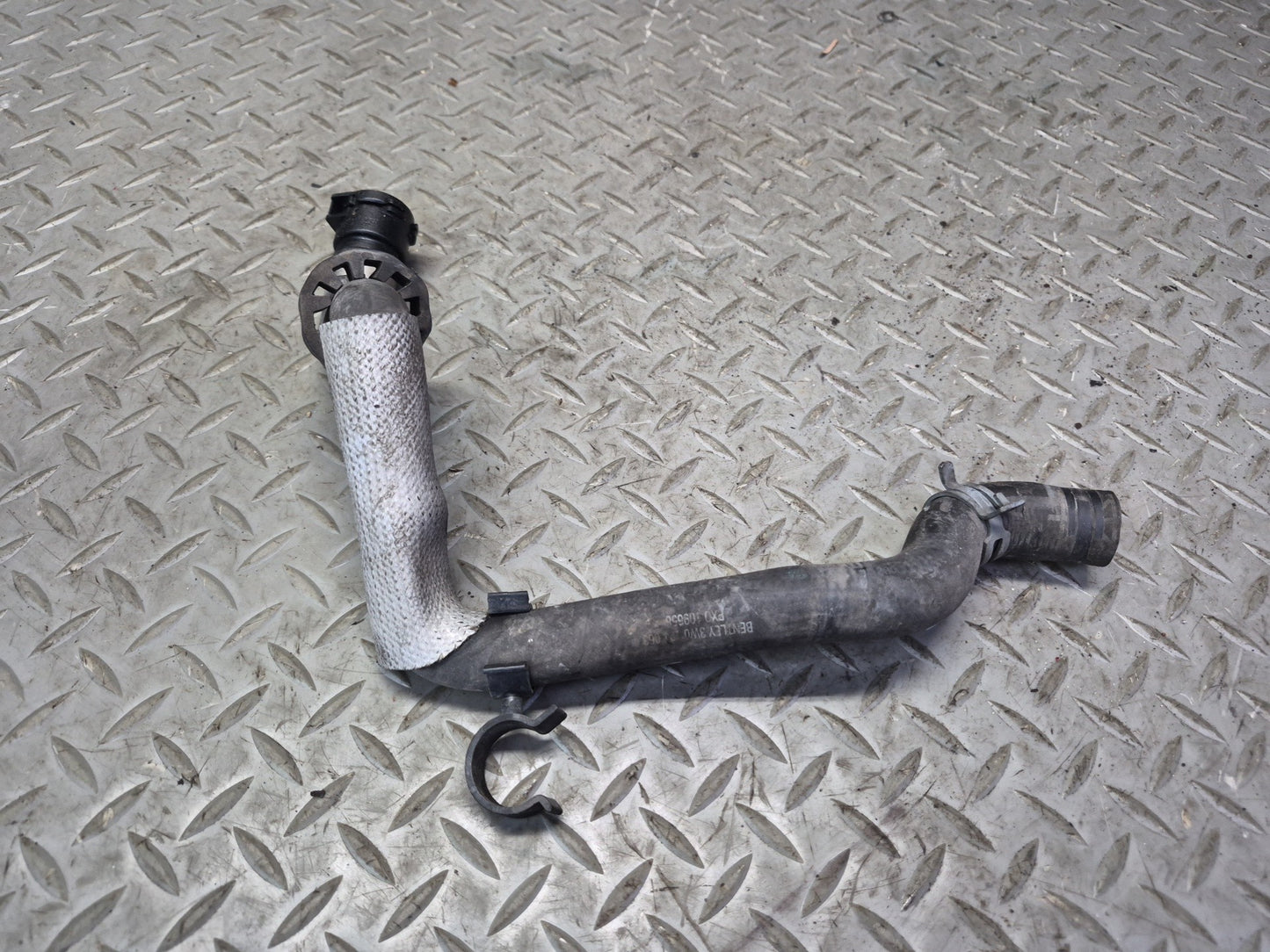 03-10 Bentley Continental GT Engine Coolant Radiator Hose Pipe Line Set of 4