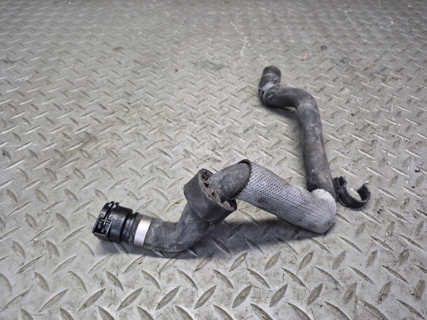 03-10 Bentley Continental GT Engine Coolant Radiator Hose Pipe Line Set of 4