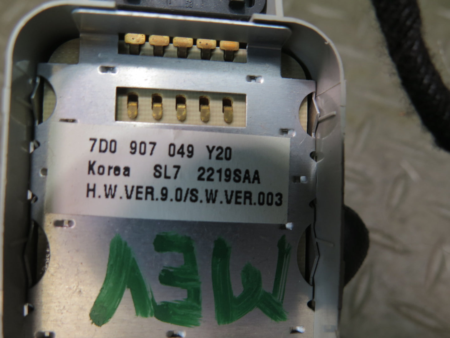 99-03 VW Eurovan MV T4 Rear A/C Heater Climate Control Switch 7D0907049 OEM