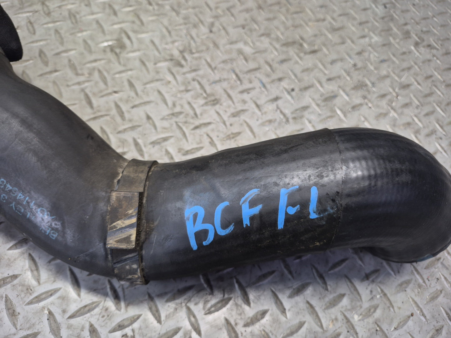 03-10 Bentley Continental GT Left Intercooler Hose Pipe Line 3W0145838F