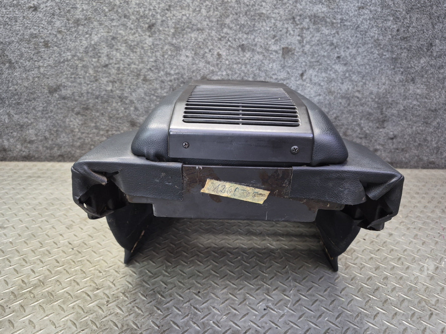 1984-1991 Porsche 928 S Rear Center Console Arm Rest Storage Compartment Black