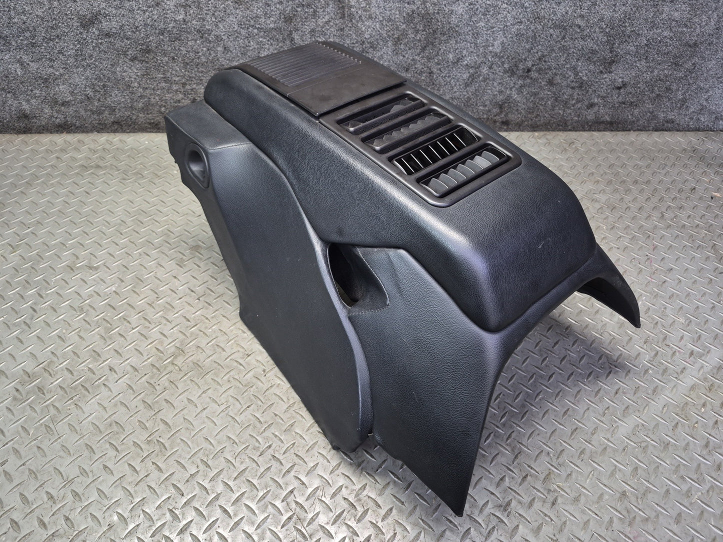 1984-1991 Porsche 928 S Rear Center Console Arm Rest Storage Compartment Black