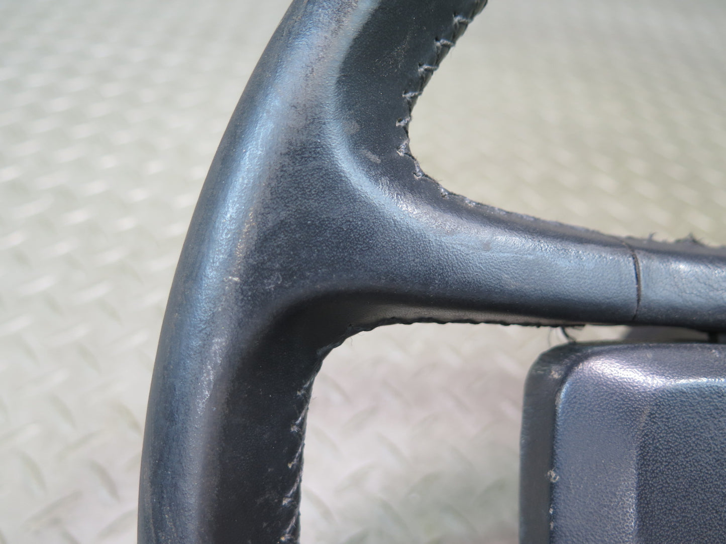 1984-1989 Porsche 928 S Leather Steering Black W/ Horn Pad Cover