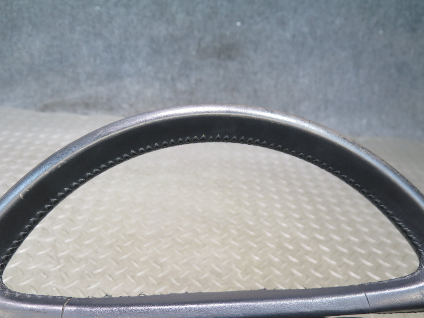 1984-1989 Porsche 928 S Leather Steering Black W/ Horn Pad Cover