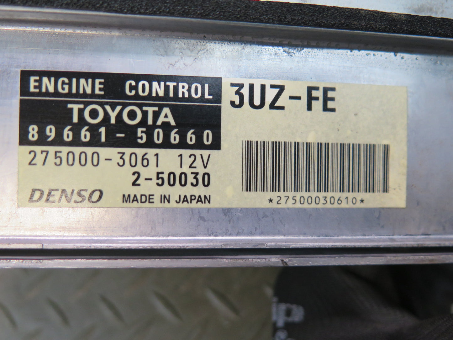 01-02 Lexus UCF30L LS430 Engine ECU ECM Computer Control Module 89661-50660